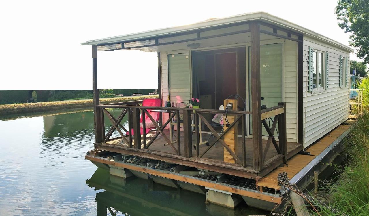 Cottage Flottant Saint Jean De Losne Option Jacuzzi Εξωτερικό φωτογραφία