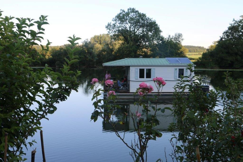 Cottage Flottant Saint Jean De Losne Option Jacuzzi Εξωτερικό φωτογραφία